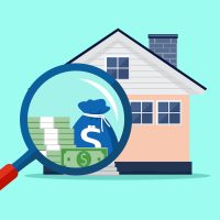 glass and house. The home concept is an asset or has monetary value glass and house. The home concept is an asset or has monetary value